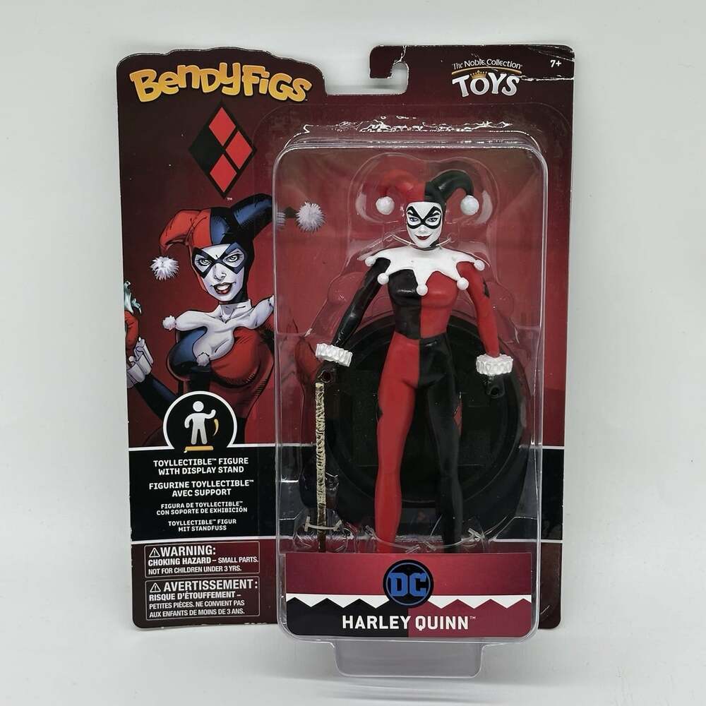 BendyFigs DC Multiverse Harley Quinn 7 Inch Action Figure Noble Collection - New